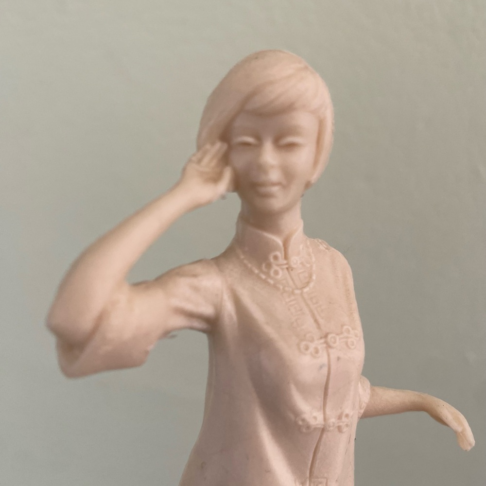 Vintage Cream Figurines Set “Campus Cuties”